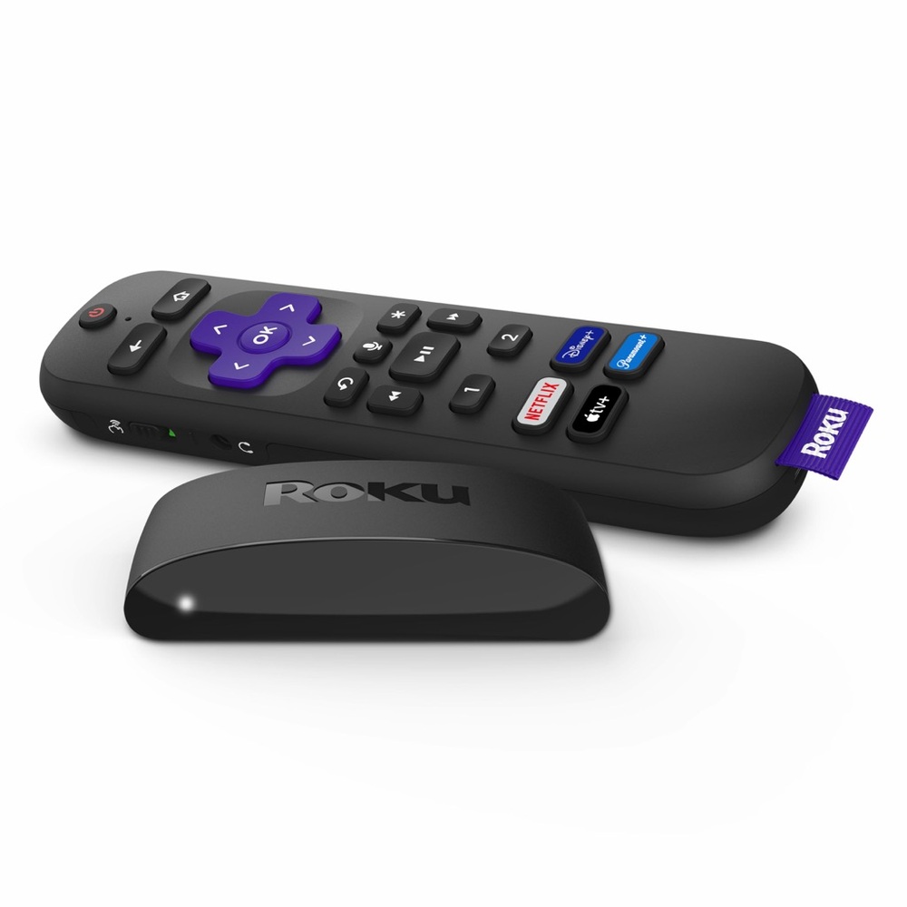 Roku Black and Purple Streaming Device with Remote